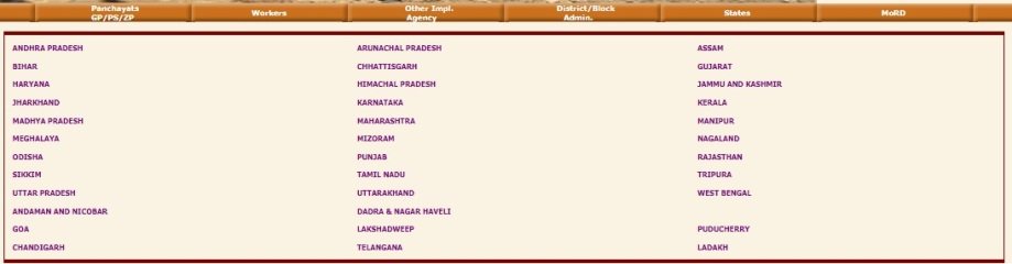 NREGA Gram Panchayat List